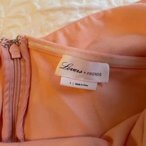 Light pink lovers and friends dress!